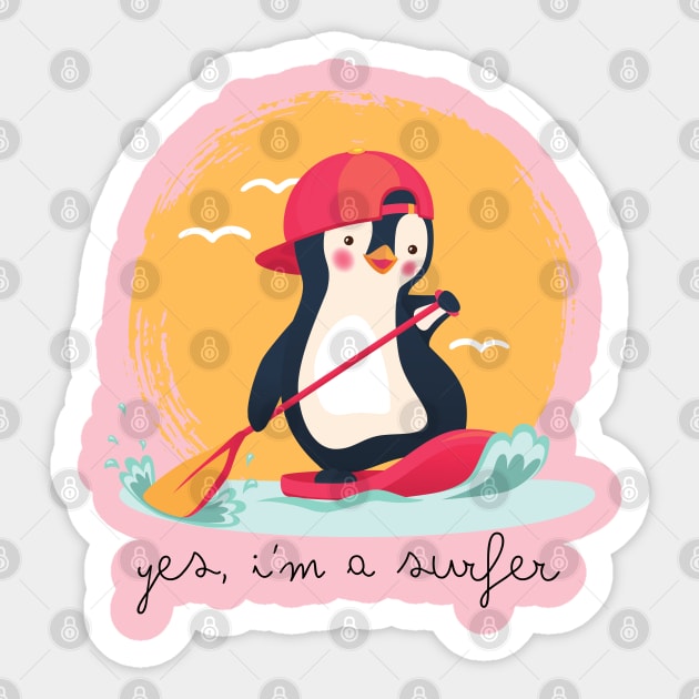 SURFER Sticker by tzolotov